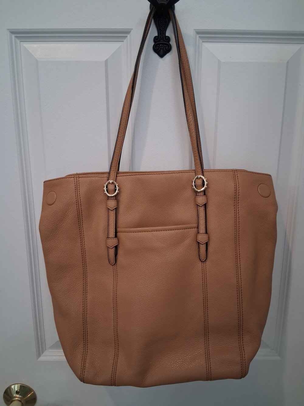 Aimee Kestenberg Tan Quilted Leather Tote - Picture 4 of 9